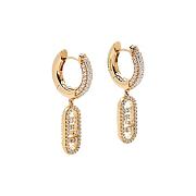 Fortok Fendi 23C Full Diamond Earrings - 1