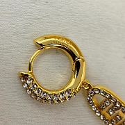 Fortok Fendi 23C Full Diamond Earrings - 2