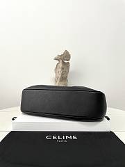 Fortok Celine Medium Polly Bag In Supple Calfskin Black 33x19x9cm - 6