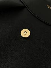 Fortok Celine Medium Polly Bag In Supple Calfskin Black 33x19x9cm - 4