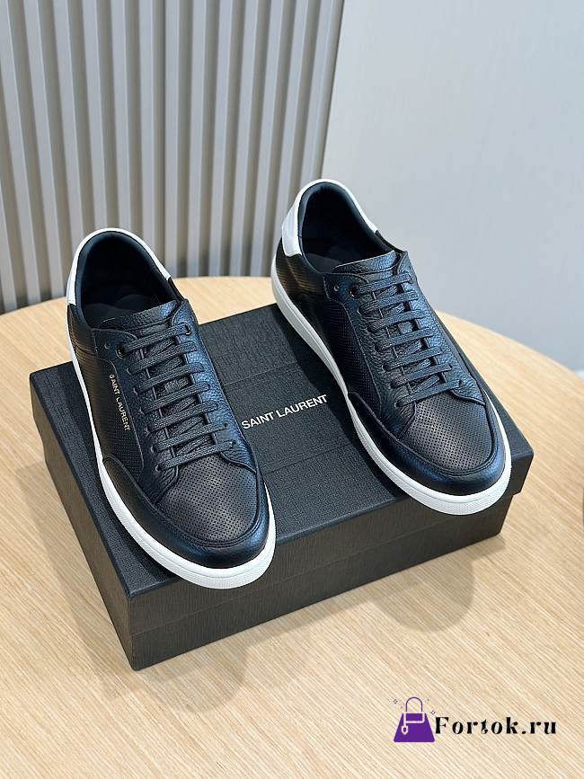 Fortok Saint Laurent Low Top Sneaker Black - 1