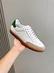 Fortok Saint Laurent Low Top Sneaker Optic White & Green - 6