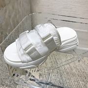 Fortok Dior D-Wander Sandals in White - 4