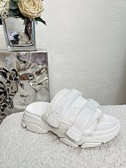 Fortok Dior D-Wander Sandals in White - 1