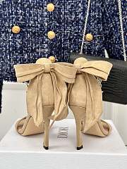 Fortok Dior Heeled Sandal Beige Suede Calfskin - 2