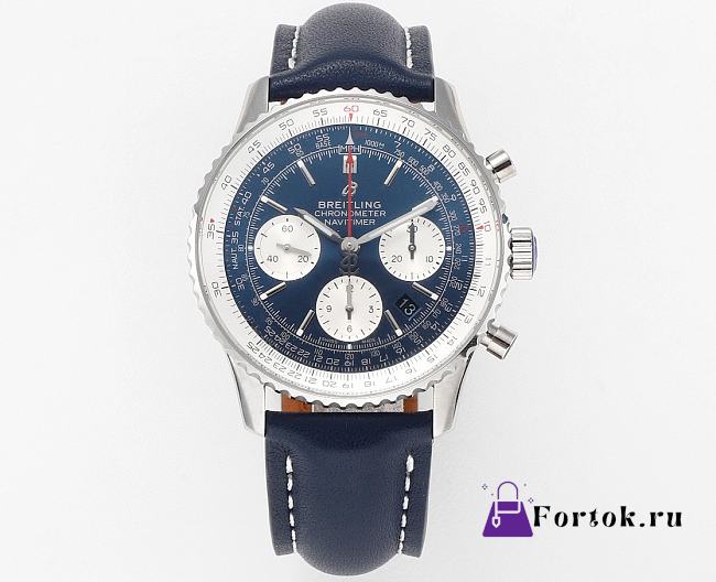 Fortok Breitling Breitling Navitimer Watch Blue 43mm - 1