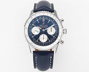 Fortok Breitling Breitling Navitimer Watch Blue 43mm - 1