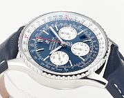 Fortok Breitling Breitling Navitimer Watch Blue 43mm - 3