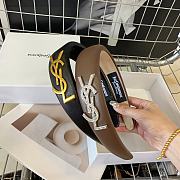 Fortok Saint Laurent Retro-style Headband Black/Brown - 1