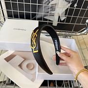 Fortok Saint Laurent Retro-style Headband Black/Brown - 5