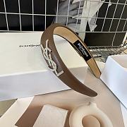 Fortok Saint Laurent Retro-style Headband Black/Brown - 2