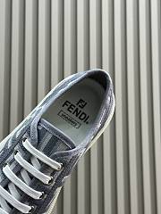 Fortok Fendi Domino Sneakers in Grey - 5