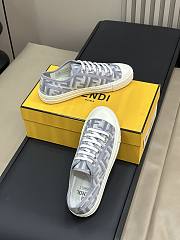 Fortok Fendi Domino Sneakers in Grey - 4