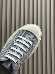 Fortok Fendi Domino Sneakers in Grey - 3
