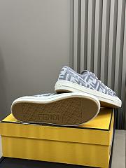 Fortok Fendi Domino Sneakers in Grey - 2