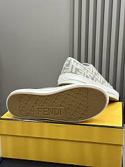 Fortok Fendi Domino Sneakers in Beige - 5