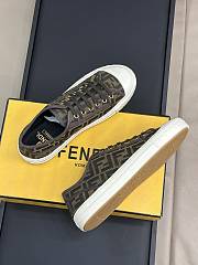 Fortok Fendi Domino Sneakers in Brown - 2