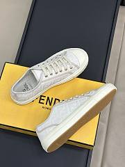 Fortok Fendi Domino Sneakers in White - 2