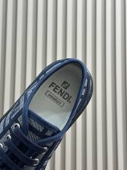 Fortok Fendi Domino Sneakers in Dark Blue - 2