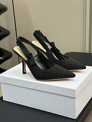 Fortok Dior J'adior Slingback Pump Pearls Black - 2