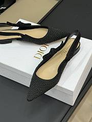Fortok Dior J'adior Slingback Pump Pearls Black - 5