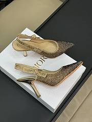 Fortok Dior J'adior Slingback Pump Pearls Gold - 6