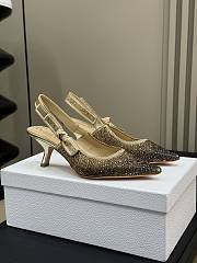 Fortok Dior J'adior Slingback Pump Pearls Gold - 5