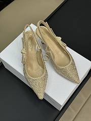 Fortok Dior J'adior Slingback Pump Pearls Beige - 6