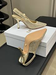 Fortok Dior J'adior Slingback Pump Pearls Beige - 2