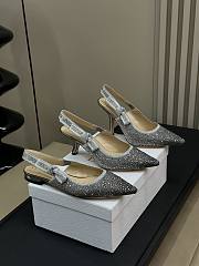 Fortok Dior J'adior Slingback Pump Pearls Silver - 1