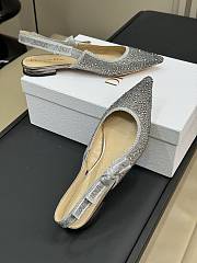 Fortok Dior J'adior Slingback Pump Pearls Silver - 2