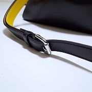 Fortok Fendi Pack Small Pouch Black Nappa Leather Bag 24x2x24cm - 5
