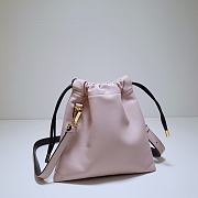 Fortok Fendi Pack Small Pouch Pink Nappa Leather Bag 24x2x24cm - 6