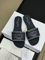 Fortok Dior Dway Slides in Dark Blue - 1