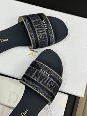 Fortok Dior Dway Slides in Dark Blue - 6