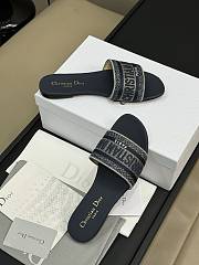 Fortok Dior Dway Slides in Dark Blue - 4