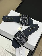 Fortok Dior Dway Slides in Dark Blue - 2