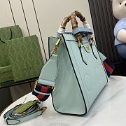 Fortok Gucci Diana Small Tote Bag in Blue 702721 27x24x11cm - 6