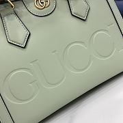 Fortok Gucci Diana Small Tote Bag in Green Mint 702721 27x24x11cm - 4