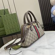 Fortok Gucci Ophidia Small Handbag Beige And Ebony GG Supreme Canvas 795249 31.5x16.5x8cm - 6