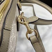 Fortok Gucci Ophidia Small Handbag White GG Supreme Canvas 795249 31.5x16.5x8cm - 6