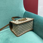 Fortok Gucci Horsebit 1955 Top Handle Bag 23x12x16cm - 2