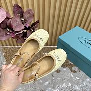 Fortok Prada Raffia Shoes in Beige - 2