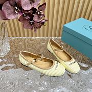 Fortok Prada Raffia Shoes in Beige - 3