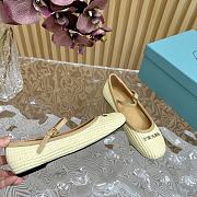 Fortok Prada Raffia Shoes in Beige - 4