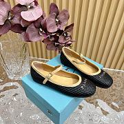 Fortok Prada Raffia Shoes in Black - 3