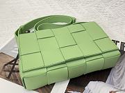 Fortok Bottega Veneta Cassette Bag Light Green 578004 23x15x6cm - 6