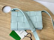 Fortok Bottega Veneta Cassette Bag Light Blue 578004 23x15x6cm - 1