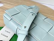 Fortok Bottega Veneta Cassette Bag Light Blue 578004 23x15x6cm - 6