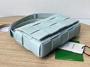 Fortok Bottega Veneta Cassette Bag Light Blue 578004 23x15x6cm - 4
